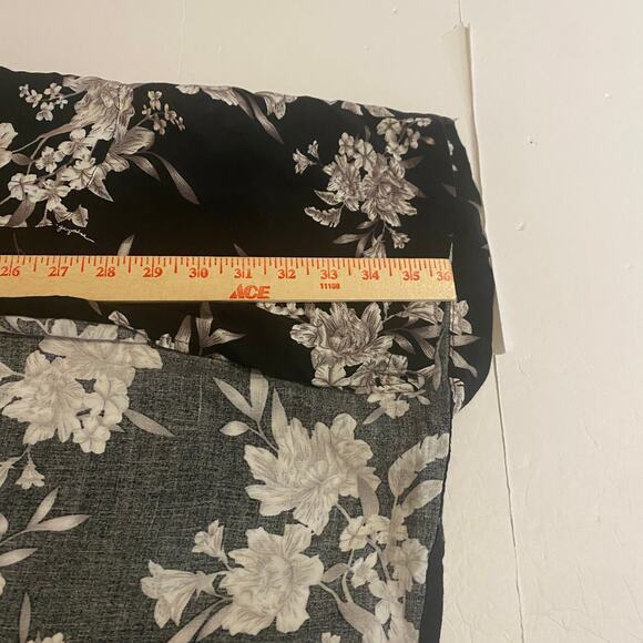 Spiritual Gangster Kimono One Size Black Floral Tie Front Swim Cover Up - Picture 8 of 8